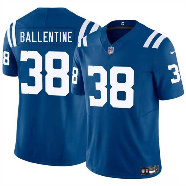 Men & Women & Youth Indianapolis Colts #38 Corey Ballentine Blue 2025 F.U.S.E. Vapor Limited Stitched Jersey->indianapolis colts->NFL Jersey